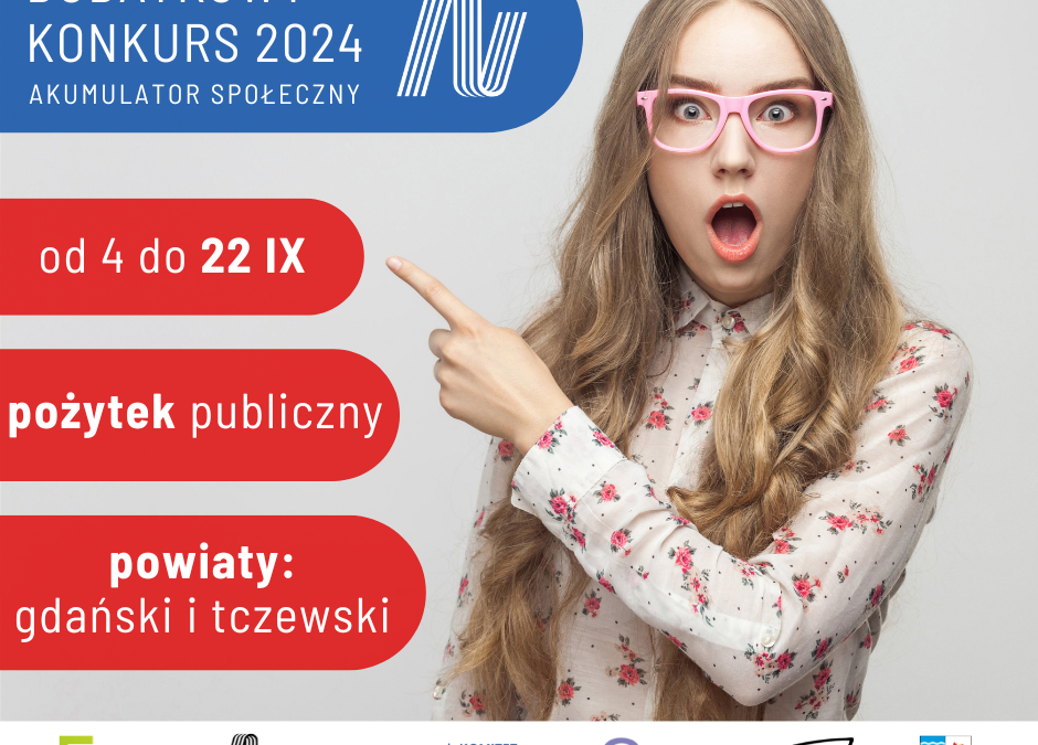 Dodatkowy konkursy 2024 Funduszu AKUMULATOR SPOŁECZNY dla powiatów gdańskiego i tczewskiego – nabór do 22 września!